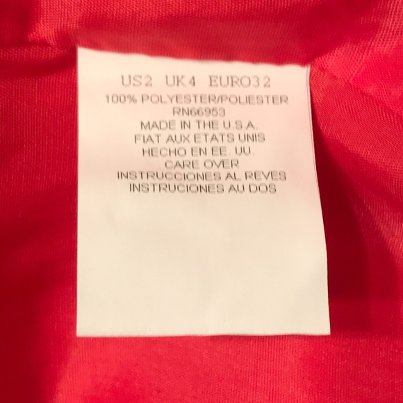 Vintage Cheongsam Coral Botanical Print Dress NWT - Picture 9 of 12